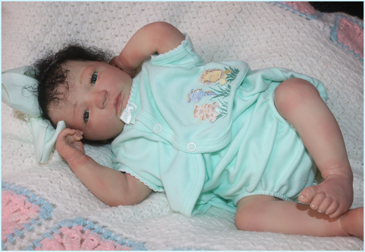 Charlotte Grace ~ Reborn "Awake Jennie" 20 Inch Baby Girl Doll - Image 4