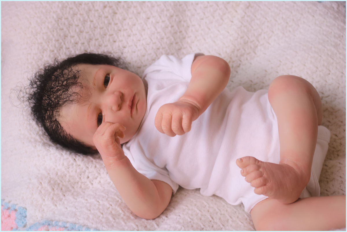 Charlotte Grace ~ Reborn "Awake Jennie" 20 Inch Baby Girl Doll - Image 5