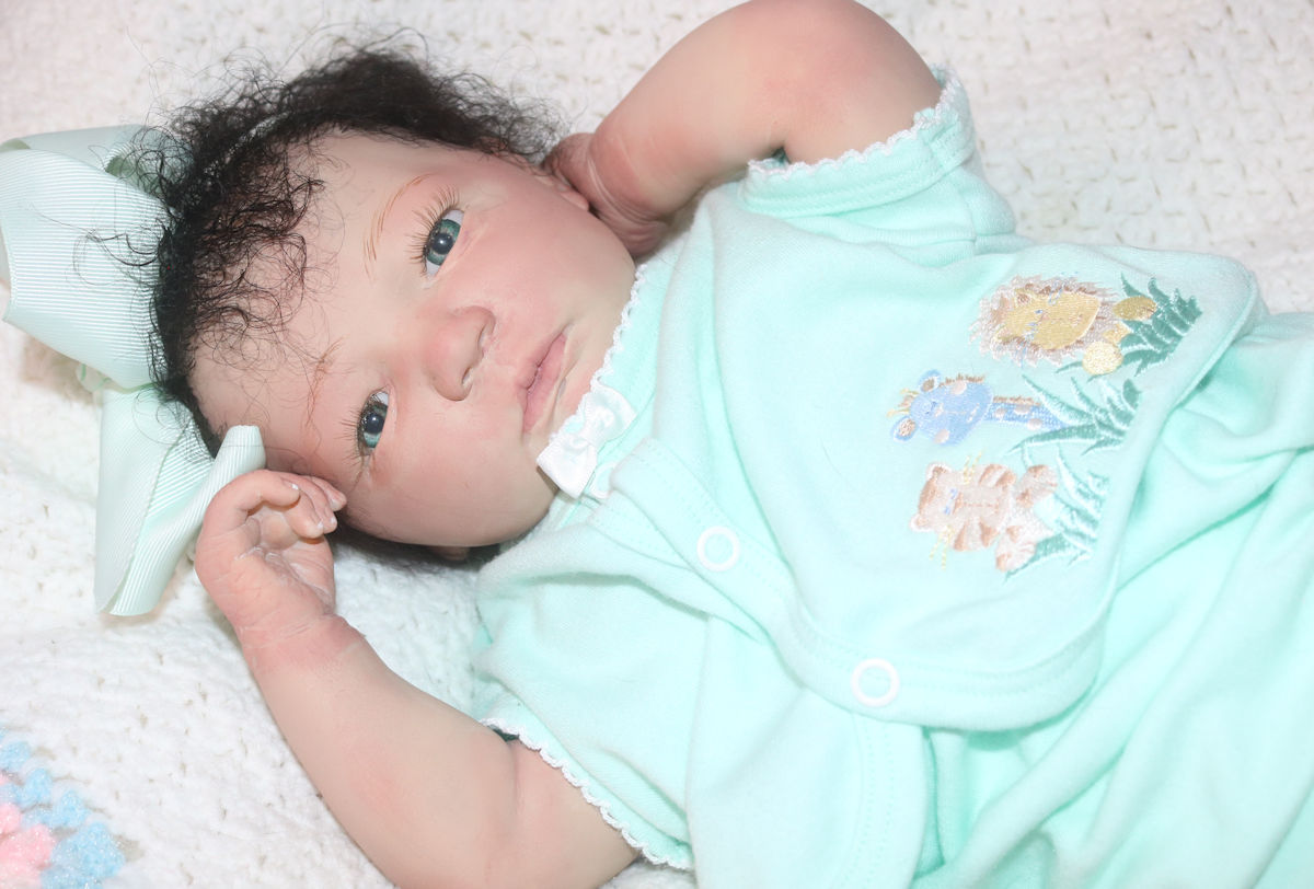 Charlotte Grace ~ Reborn "Awake Jennie" 20 Inch Baby Girl Doll - Image 8