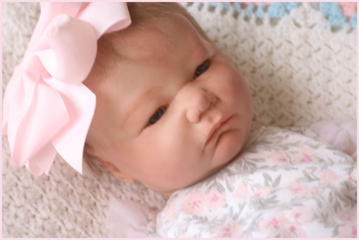 Danielle Landon ~ Reborn "Landon Awake"~ 21 Inch Baby Girl Doll - Image 3