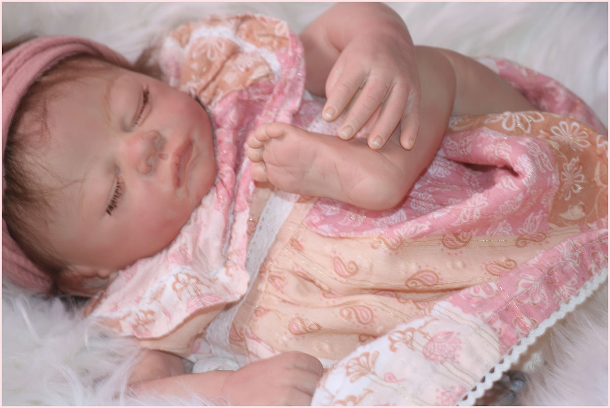 Sera Danielle ~ Reborn "Asleep Sera" 20 Inch Baby Girl Doll - Image 4