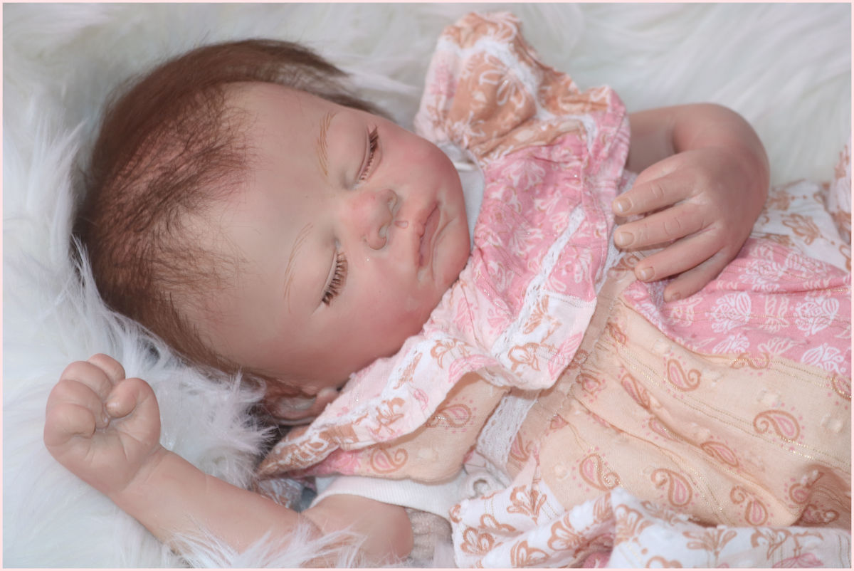 Sera Danielle ~ Reborn "Asleep Sera" 20 Inch Baby Girl Doll - Image 6