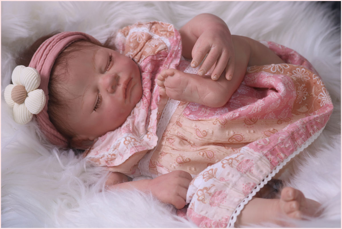 Sera Danielle ~ Reborn "Asleep Sera" 20 Inch Baby Girl Doll - Image 7