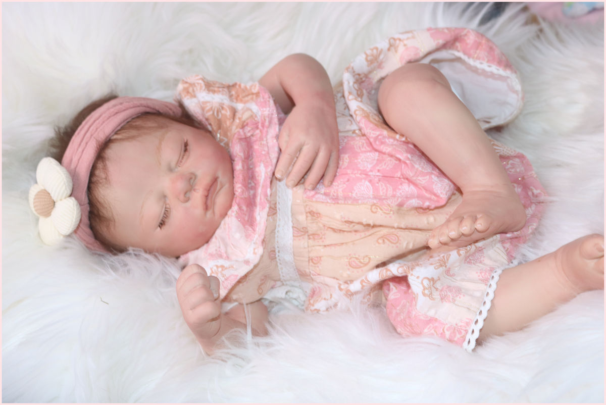 Sera Danielle ~ Reborn "Asleep Sera" 20 Inch Baby Girl Doll - Image 9