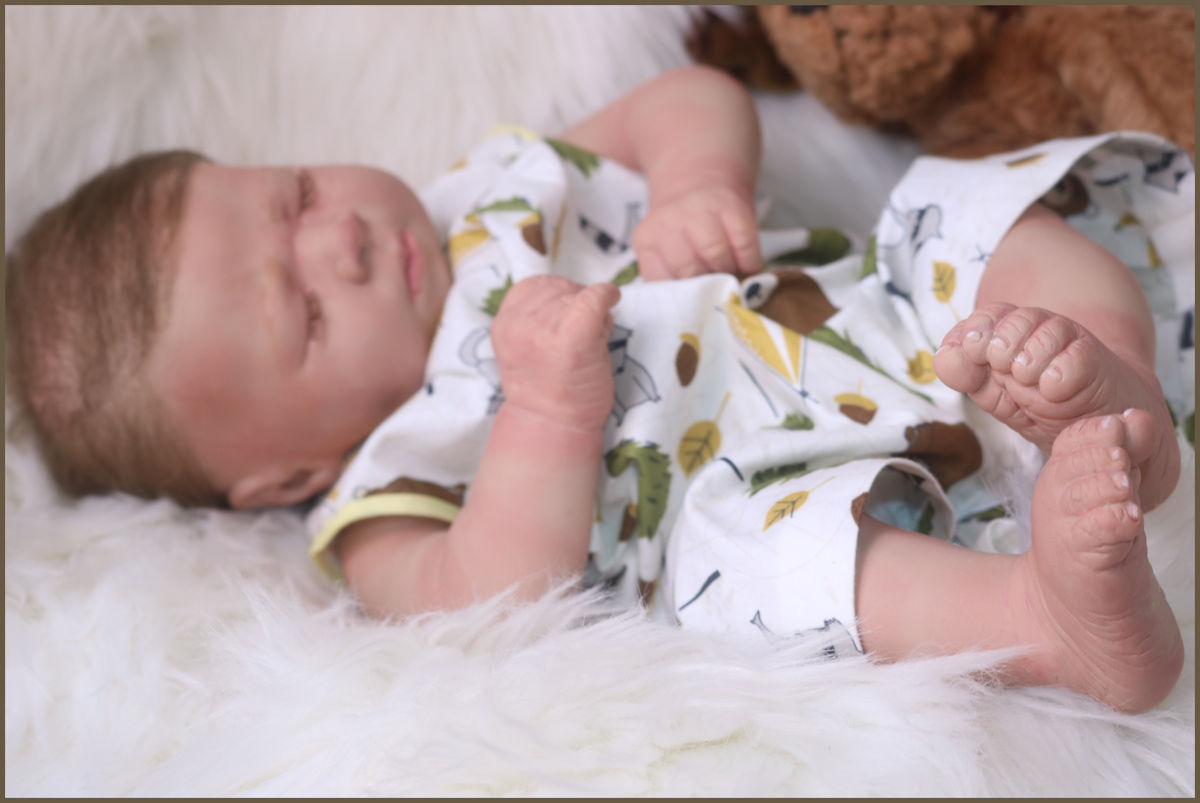 Matthew Alan ~Reborn "Mary Asleep" ~ 20 Inch Baby Boy - Image 4